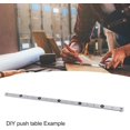 WYJ Miter Bar Slider Table Saw Gauge Rod Aluminum 650mm Universal