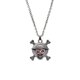 thumbnail image 1 of Collar de Halloween con colgante de cabeza de calabaza, murciélago y calavera fantasma, 1 of 6