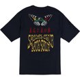 thumbnail image 2 of AGtawh Mens Butterfly Graphic T-Shirt, darkblue, M, 2 of 2