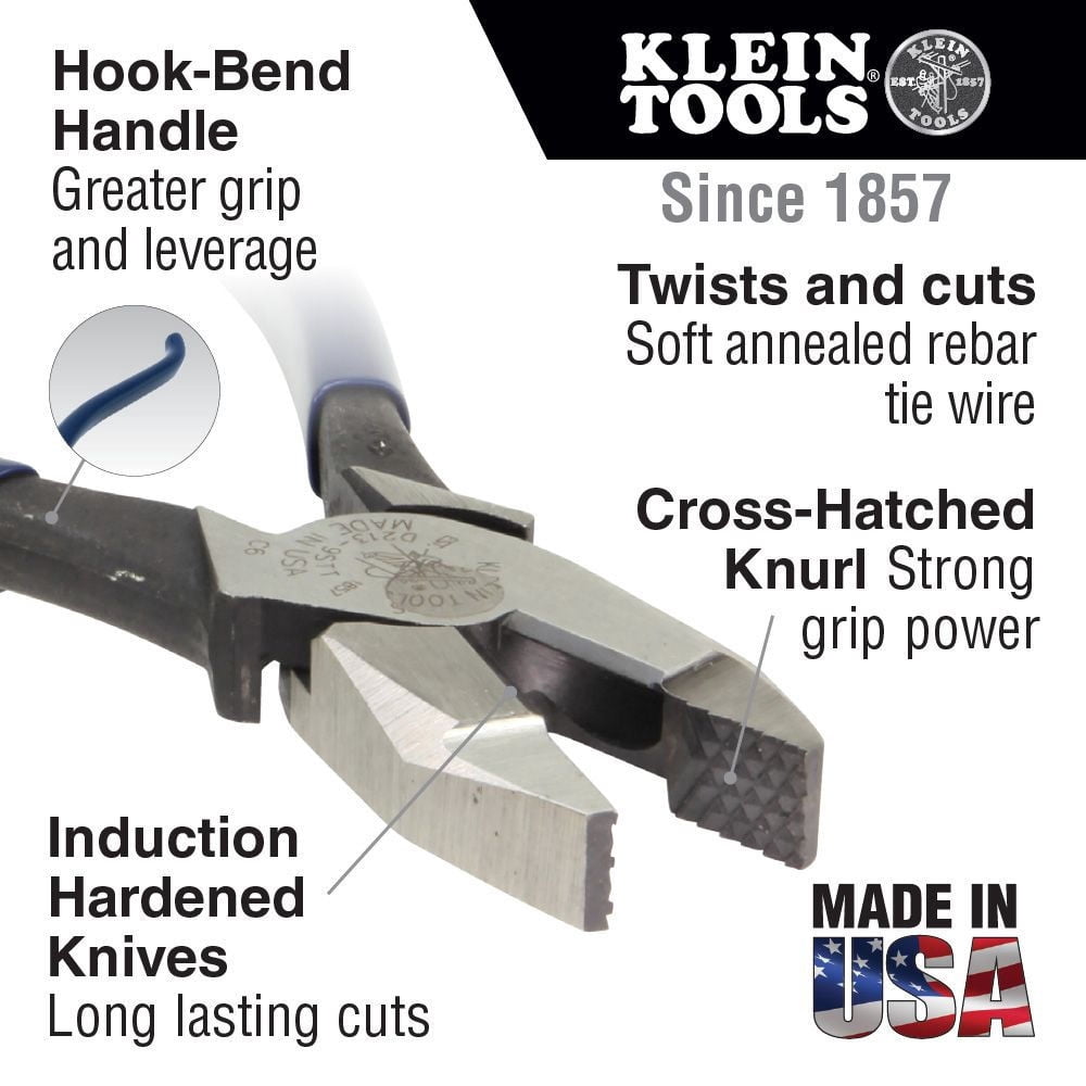 Klein Tools Ironworkers Pliers Kit 2Pc