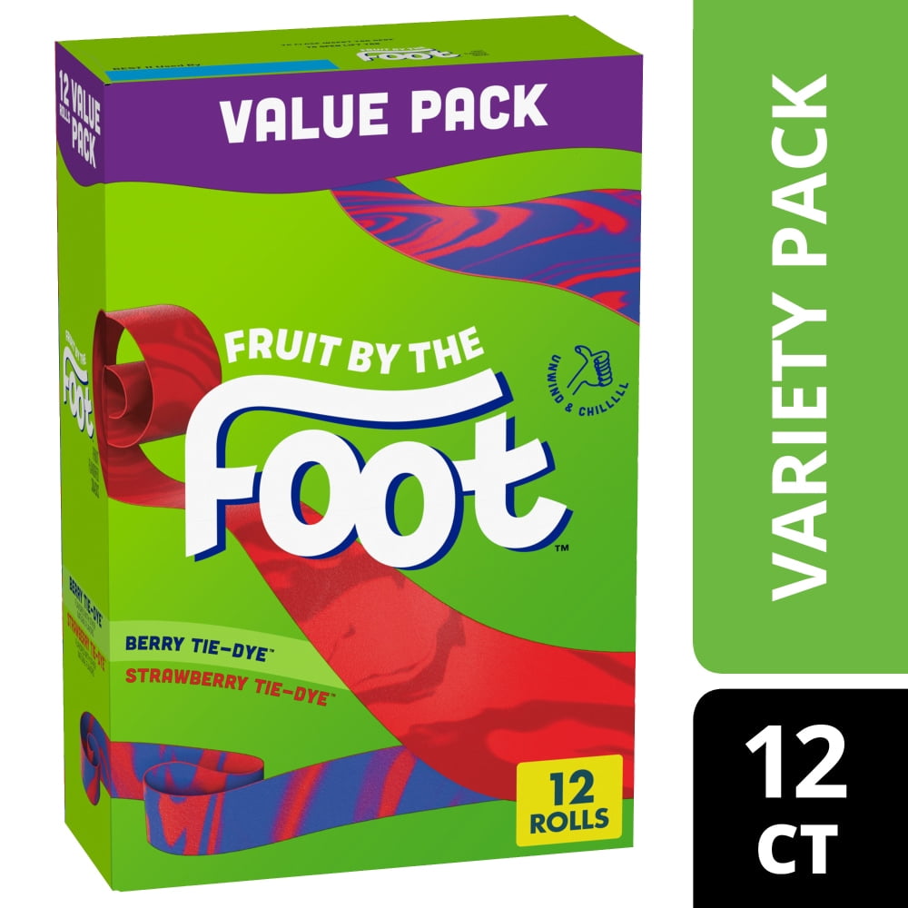 Fruit by the Foot Gluten Free Fruit Flavored Snacks Variety Pack 12 ct / 0.75 oz - 5 Pack