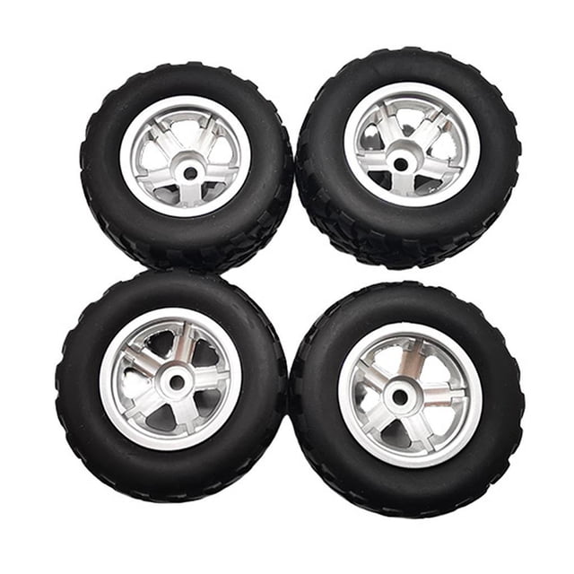 RC Hub llanta y neumáticos caón reemplazos accesorios Sunnimix Neumáticos de goma de coche RC