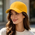 thumbnail image 4 of Boyscolos Baseball Cap Adjustable Size for Running Workouts and Outdoor Activities All Seasons Comfortable and Breathable Yellow One Size, 4 of 6