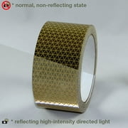 Oralite (Reflexite) V92-DB-COLORS Microprismatic Conspicuity Tape: 2 in x 30 ft. (Gold)