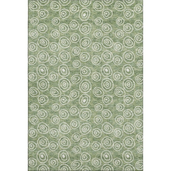Dalyn Rugs Premium Machine Washable Mayfield AMF728 Green 9' x 12' Rug