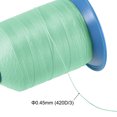 thumbnail image 5 of Uxcell 710 Yards 420D/0.45mm Extra Strong Bonded Polyester Threads (Aquamarine, 2 Pack), 5 of 7