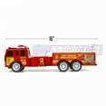 thumbnail image 5 of Light up Fire Engine Rescue Truck with Firefighter Utility Bucket, Red Ages 3-8, 5 of 9
