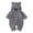 Grey, variant on Children's Knitted Jumpsuit for Autumn Winter, Solid Color Cute Cartoon Climbing Suit, Buckle Up Party Outing Wear