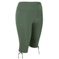 thumbnail image 3 of Hilor Women's Rash Guard Board Shorts UPF50+ Sports Capris Swim Bottom Skinny Surfing Tights Leggings, 3 of 8