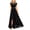 Black, variant on Lovskoo Wedding Guest Dresses for Women Evening Gown Trendy Summer Lace Patchwork Solid Round-Neck Sleeveless Vest Long Cocktail Dresses 2023 Blue
