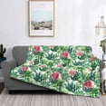 thumbnail image 5 of KLL Succulents 1 Print Fleece Throw Blanket, Horizontal Fleece Bedding Cute Soft Blankets Comfy Fleece Flannel Plush Home Decor for Couch & Bed -60"x50", 5 of 9