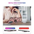 thumbnail image 3 of Grade Drop Impact for Oneplus Nord N200 5G Case Oneplus Nord N200 Case Metal Rotating Ring Kickstand Holder  Heavy Duty Shockproof for Oneplus Nord N200 5G Phone Case (Rose Gold), 3 of 17