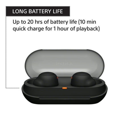 Sony - WF-C500 True Wireless In-Ear Headphone - Black