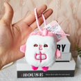 thumbnail image 4 of Jiibva Plush Keychain Cute Bag Pendant Kawaii Stuffed Animal Mahjong Keyring Charm Handbag Pendant for Backpacks Bag Wallet for Women, 4 of 4