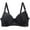 Black, variant on CFLVAEK Plus Size Bras for Women Comfy Wireless Lifting Lace Bra Comfortable Breathable Everyday Bra Adjustable Tshirt Bra for Big Breasts Black XXXL