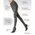 thumbnail image 3 of MeMoi Pretty Kitties Seamless Sweater Tights - Womens - Female, Q1/Q2, Dark Gray Heather, 3 of 8