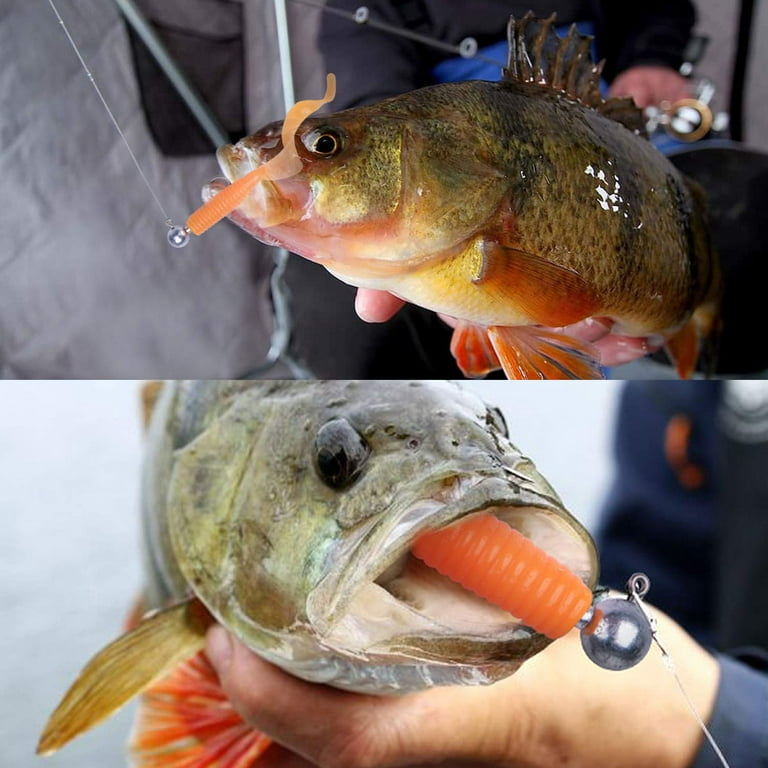 Goture Jig Hooks Set Kit with Fishing Tackle Box Fish Head Hooks, Size: 5G 50pcs, Silver
