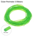 thumbnail image 2 of Uxcell Round Belts 1.5mm Dia 8 Meters Length Rough Surface PU Polyurethane, Green, 2 of 4