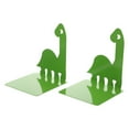 thumbnail image 4 of 1 Pair Metal Dinosaur Shaped Bookends Book Support Stand Desk Book Organizer, 4 of 9