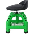 thumbnail image 4 of 360-Degree Swivel Mechanics Rolling Creeper Seat - Heavy-Duty Shop Stool with Casters - Comfortable & Durable - Efficient Tool Storage - Support for Mechanics, 4 of 12