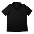 thumbnail image 4 of Boys Polo Shirts Solid Uniform Shirts for Boys Rugby Button Down Shirt Short Sleeve Polo Shirts 13-14Years Boys Fashion, 4 of 9