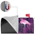 thumbnail image 3 of Flamingos Mailbox Covers Magnetic Waterproof Mail Cover Letter Post Box Wraps for Home Garden Yard Decor, 25.5x21 in, 3 of 6