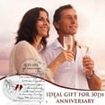 thumbnail image 6 of 30Th Years Of Marriage Gift Wedding Anniversary Heart Marriage Keepsake Decoration Gift For Couple Parent Women Mom Husband Wife, 6 of 6