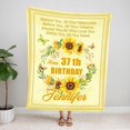 thumbnail image 2 of 50Th Birthday Gift, Birthday Blanket, 50Th Friendship Throws Blanket Gifts Birthday, Birthday Blanket for Women Daughter Grandma, Ladies Gifts for Birthday, Happy Birthday Friend Gift A2, 2 of 5