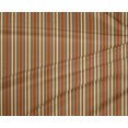 thumbnail image 4 of oneOone Polyester Lycra Rust Brown Fabric Stripes Sewing Craft Projects Fabric Prints By Yard 56 Inch Wide, 4 of 4
