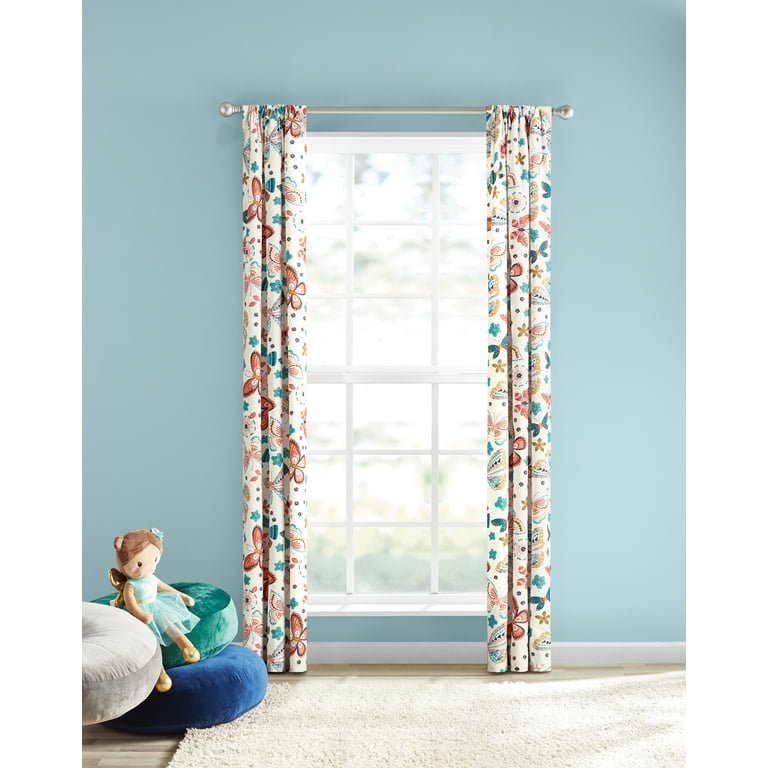 Your Zone Print Room Darkening Curtain Panel Pair, Set of 2, Multi