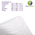 thumbnail image 4 of Protector de colchón Mars Wellness Waterproof Vinyl King, 4 of 8