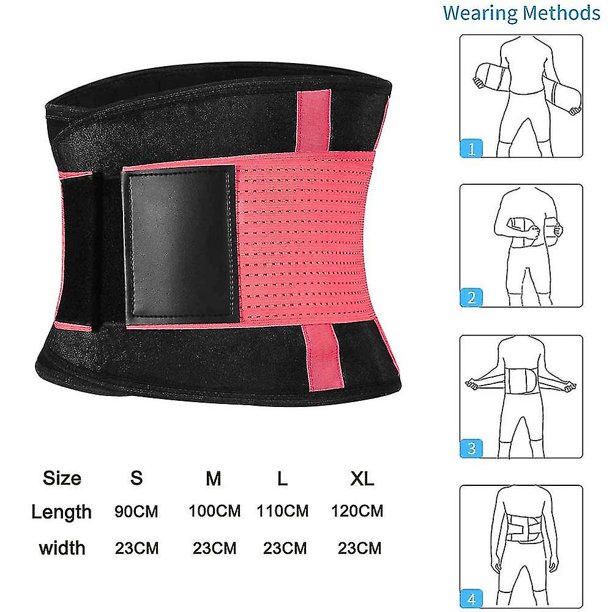 Entrenador de cintura para mujer, cinturón de soporte cálido, recortador de cintura, moldeador corporal adelgazante