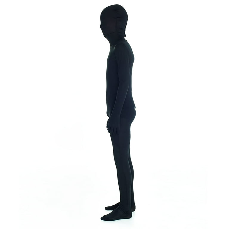 Morphsuits Kids Black Morphsuit Boys Girls Fancy Dress Costume Halloween  Book Week Halloween Black L 