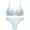 White a1, variant on snilers Bras for Women Adjustable Straps Lace Bra and Panty Sets Full Coverage Bralettes Briefs Matching Set Push Up Bra and Underwear 2 Piece Sets