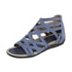 thumbnail image 2 of Zapatos planos de encaje con punta abierta para mujer con cremallera Sandalias romanas para mujer Wmkox8yii  nm3601, 2 of 7