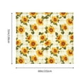 thumbnail image 3 of Junzan Light Green Plaid Sunflower Tapestry Wall Tapestry Home Decor for Room 60X51 Inches, 3 of 6
