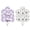 Purple + Silver, variant on Nerooy Confetti Latex Party Balloons - 100 Pack 12 inch Helium Gold Confetti Balloons for Wedding Graduation Baby Shower Birthday Party Decorations
