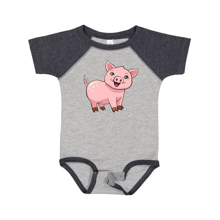

Inktastic Cute Pig Gift Baby Boy or Baby Girl Bodysuit
