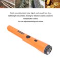 thumbnail image 4 of Handheld Metal Detector, Button Control Multipurpose High Accuracy Vibration Light Alarm Metal Detector  for Detection Yellow,Black,Green,Waterproof Yellow,Waterproof Black, 4 of 7