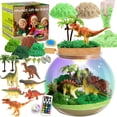 thumbnail image 1 of Kit de terrario con iluminación de dinosaurio infantil para niños de 4 a 12 años, 1 of 7
