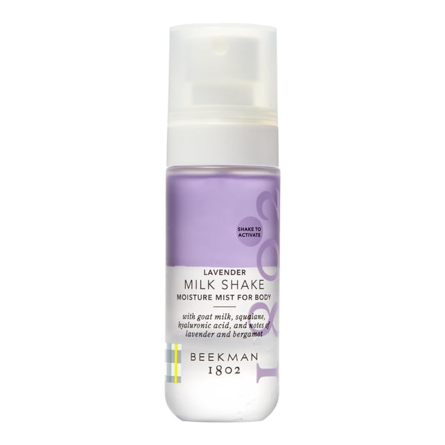 Batido de leche de lavanda Body Mist Beekman 1802, 60 ml, con ácido hialurónico y aceite de jojoba