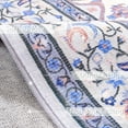 thumbnail image 7 of Jamfeel Area Rugs Vintage Floral Printed Washable Non-slip Carpets Foldable Thin Low Pile Rug for Living Room Bedroom 8'x10' Blue, 7 of 7