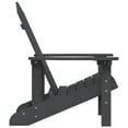 thumbnail image 2 of vidaXL Garden Adirondack Chair HDPE Anthracite, 2 of 4