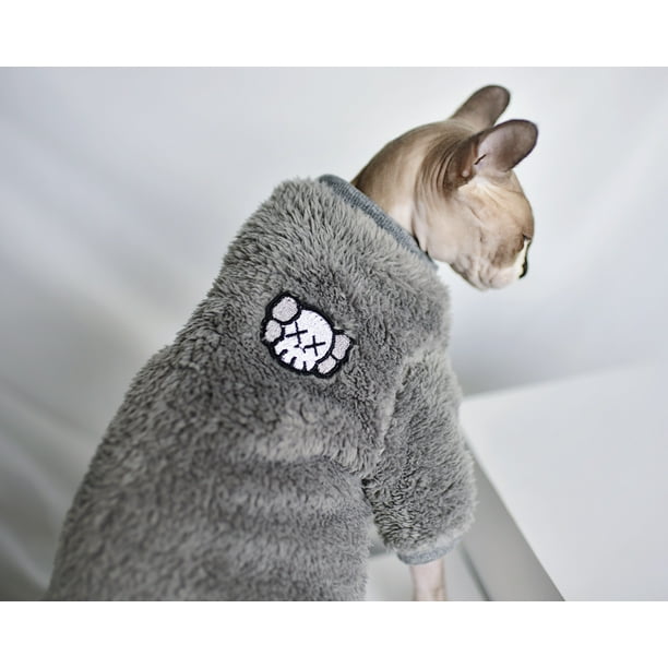 Pet Warm Sweater Sphynx Cat Clothes Fashion Soft Cat Clothing Comfort Warm  and thickened Winter Sphynx Hairless Cat Clothing 