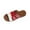 Watermelon Red Slippers for Women, variant on Hopeusnice Slippers for Women Flat Heel Breathable Soft Trendy Non-Slip Open Toe Sandals Women's Slippers PU Materials Summer Shoes for Beach Vacation Shoes Dark Gray 38