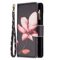 thumbnail image 2 of Dteck Wallet Phone Case for Google Pixel 6 Pro with Wrist Strap, Heavy Duty Zipper Purse Card Slots Wallet Cute Pattern Flip Folio Phone Case for Google Pixel 6 Pro, Lotus, 2 of 6