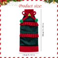 thumbnail image 3 of Clearance Under $1.59 Christmas Wine Bottle Sleeve Decoration Reusable Holiday Cover For Home Green 11.81*5.51 In, 3 of 5