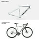 thumbnail image 2 of Cuadro de bicicleta de carreras 700C, Cable interno completo, freno de disco, aleación de aluminio para ciclismo, 2 of 9