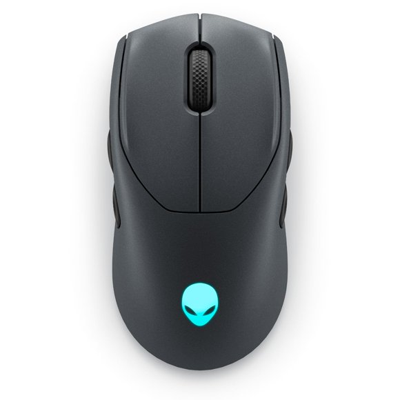 Alienware AW720M Tri-Mode Wireless Gaming Mouse - 2.4GHz Wireless, Bluetooth 5.1, 26,000 DPI, 8-Fully Programmable Buttons, Magnetic Snap Charging Ad