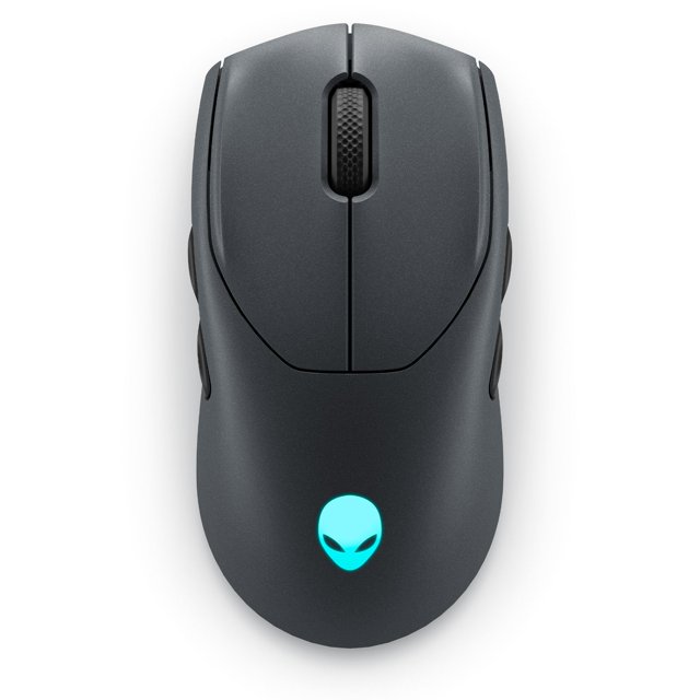 Alienware AW720M Tri-Mode Wireless Gaming Mouse - 2.4GHz Wireless, Bluetooth 5.1, 26,000 DPI, 8-Fully Programmable Buttons, Magnetic Snap Charging Ad